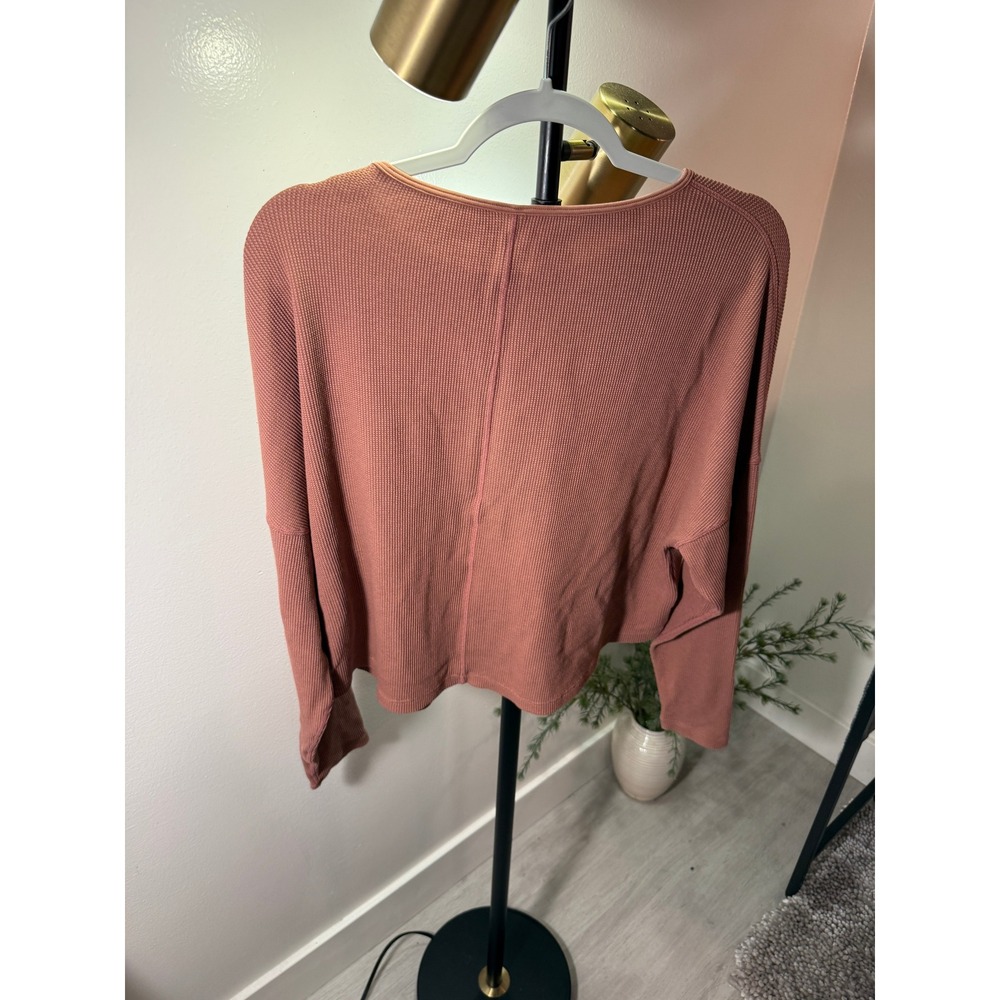 Vuori Coast tee boxy terracotta euc Med cozy post workout daywear fun athleisure - Picture 4 of 12